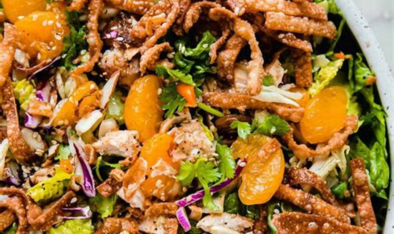 Easy Sesame Chicken Salad Recipe: A Flavorful Dish | Quick Salad Recipes for Healthy Salad Ideas to Boost Your Nutrition