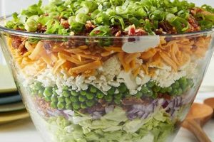 Classic Betty Crocker 7 Layer Salad Recipe | Quick Salad Recipes for Healthy Salad Ideas to Boost Your Nutrition