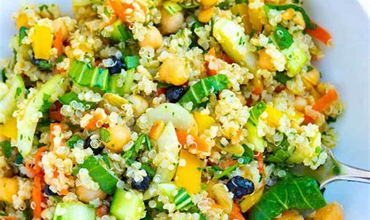 Basic Quinoa Salad Recipe | Quick Salad Recipes for Healthy Salad Ideas to Boost Your Nutrition