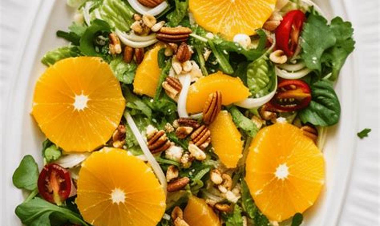 Easy Orange Salad Recipe: Zesty Citrus Delight | Quick Salad Recipes for Healthy Salad Ideas to Boost Your Nutrition