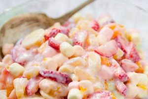 Easy Marshmallow Fruit Salad Recipes & Ideas | Quick Salad Recipes for Healthy Salad Ideas to Boost Your Nutrition