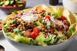Best Taco Salad Bowl Recipe: Easy & Delicious | Quick Salad Recipes for Healthy Salad Ideas to Boost Your Nutrition