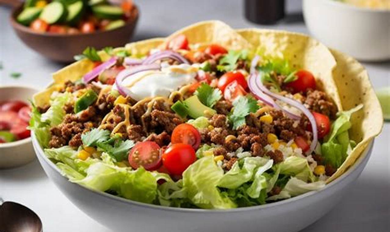 Best Taco Salad Bowl Recipe: Easy & Delicious Quick Salad Recipes for Healthy Salad Ideas to Boost Your Nutrition Best Taco Salad Bowl Recipe: Easy & Delicious | Quick Salad Recipes for Healthy Salad Ideas to Boost Your Nutrition