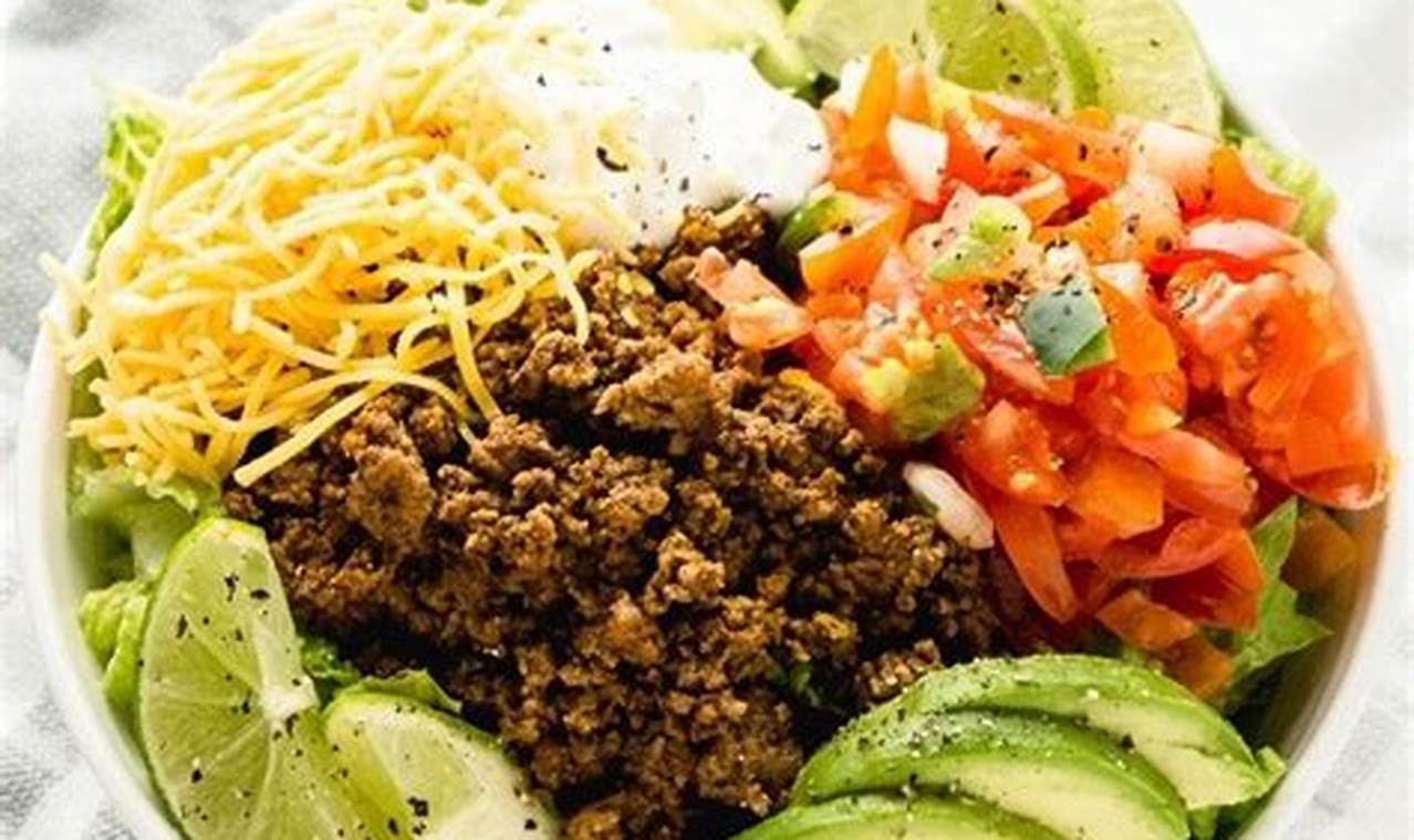 Best Keto Taco Salad Recipe: Easy & Low-Carb Quick Salad Recipes for Healthy Salad Ideas to Boost Your Nutrition Best Keto Taco Salad Recipe: Easy & Low-Carb | Quick Salad Recipes for Healthy Salad Ideas to Boost Your Nutrition