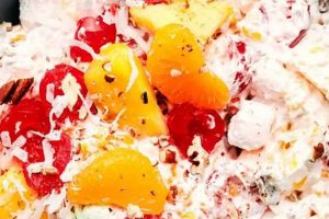 Classic Original Ambrosia Salad Recipe Quick Salad Recipes for Healthy Salad Ideas to Boost Your Nutrition Classic Original Ambrosia Salad Recipe | Quick Salad Recipes for Healthy Salad Ideas to Boost Your Nutrition