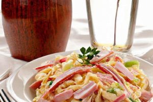 Classic Ham Noodle Salad Recipe: Easy & Delicious | Quick Salad Recipes for Healthy Salad Ideas to Boost Your Nutrition