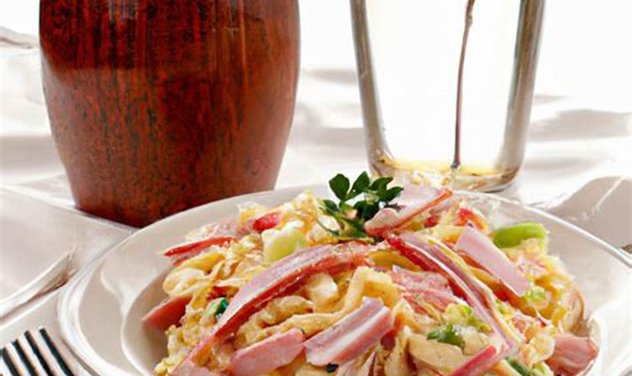 Classic Ham Noodle Salad Recipe: Easy & Delicious Quick Salad Recipes for Healthy Salad Ideas to Boost Your Nutrition Classic Ham Noodle Salad Recipe: Easy & Delicious | Quick Salad Recipes for Healthy Salad Ideas to Boost Your Nutrition