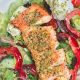Easy Greek Salmon Salad Recipe (Quick & Healthy) | Quick Salad Recipes for Healthy Salad Ideas to Boost Your Nutrition