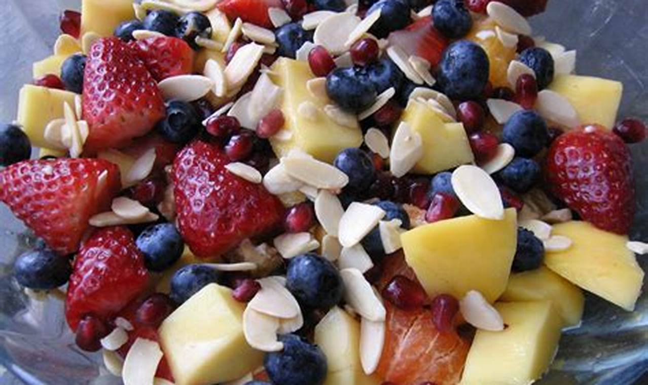 Easy Fruit Salad with Nuts Recipe &amp; Ideas | Quick Salad Recipes for Healthy Salad Ideas to Boost Your Nutrition