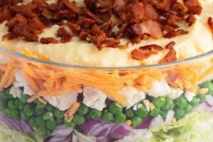 Classic Original 7 Layer Salad Recipe (Easy) Quick Salad Recipes for Healthy Salad Ideas to Boost Your Nutrition Classic Original 7 Layer Salad Recipe (Easy) | Quick Salad Recipes for Healthy Salad Ideas to Boost Your Nutrition