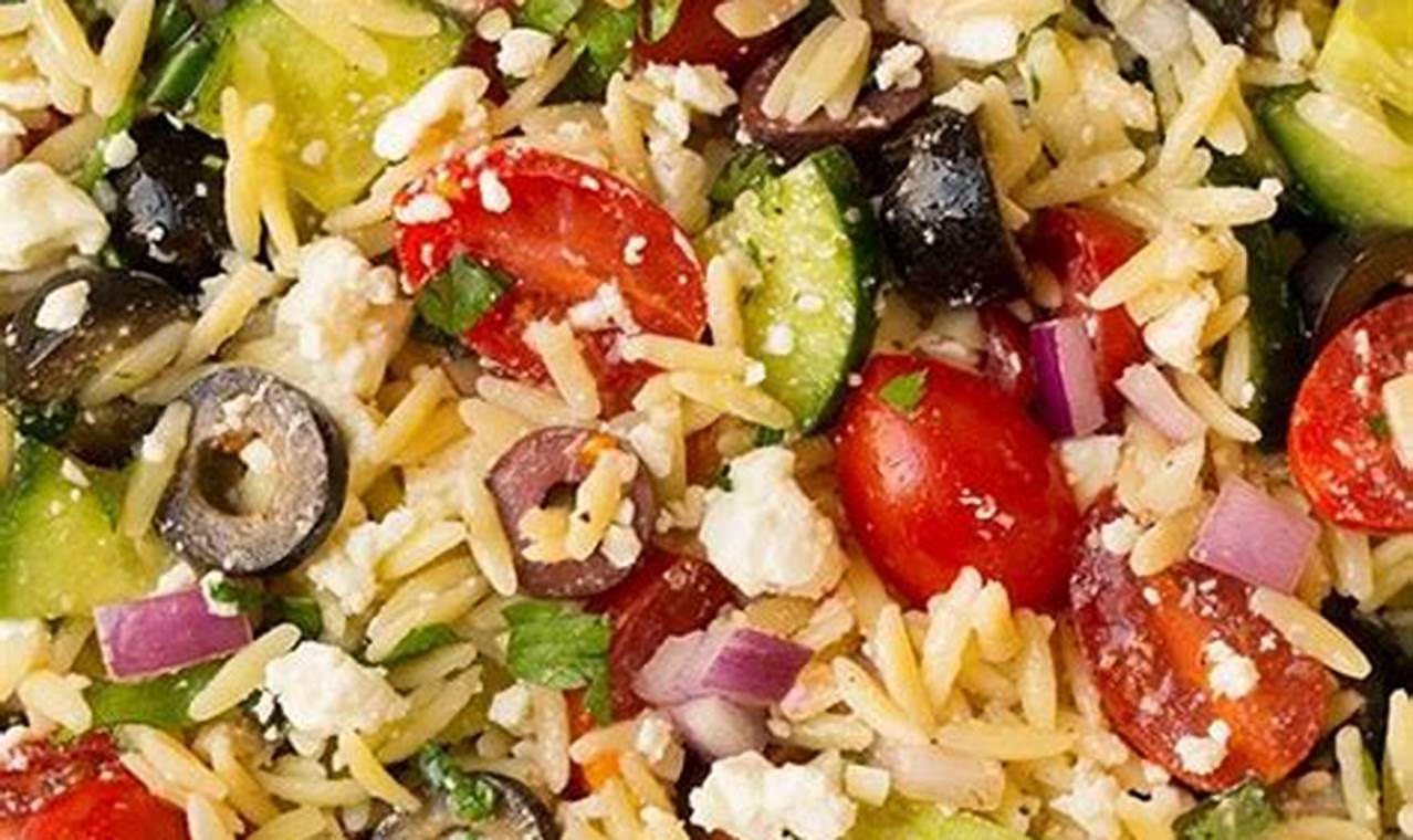 Easy Greek Orzo Salad Recipe: A Refreshing Treat Quick Salad Recipes for Healthy Salad Ideas to Boost Your Nutrition Easy Greek Orzo Salad Recipe: A Refreshing Treat | Quick Salad Recipes for Healthy Salad Ideas to Boost Your Nutrition
