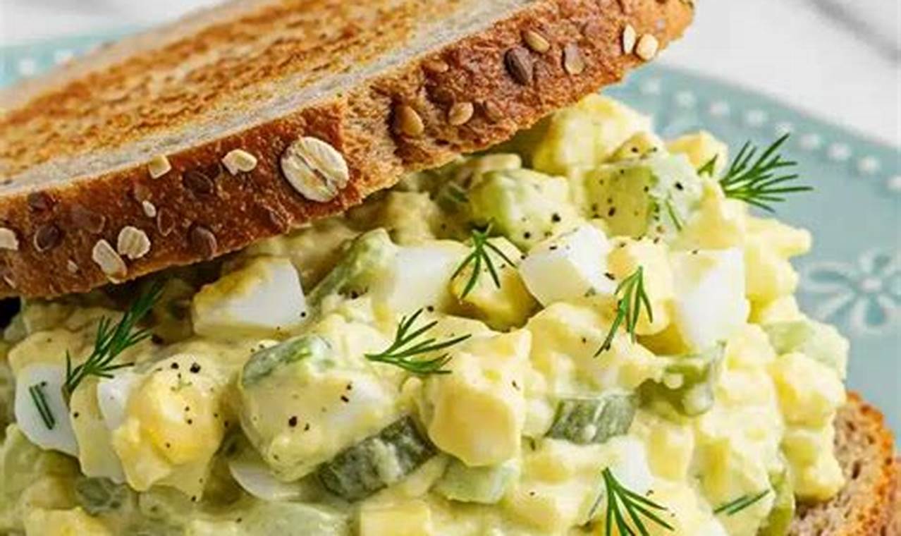 Classic Egg Salad with Pickles Recipe Quick Salad Recipes for Healthy Salad Ideas to Boost Your Nutrition Classic Egg Salad with Pickles Recipe | Quick Salad Recipes for Healthy Salad Ideas to Boost Your Nutrition