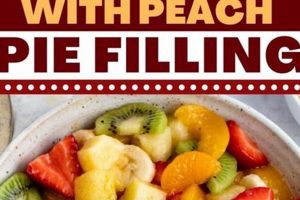 Easy Peach Pie Filling Salad Recipe: A Sweet Treat | Quick Salad Recipes for Healthy Salad Ideas to Boost Your Nutrition