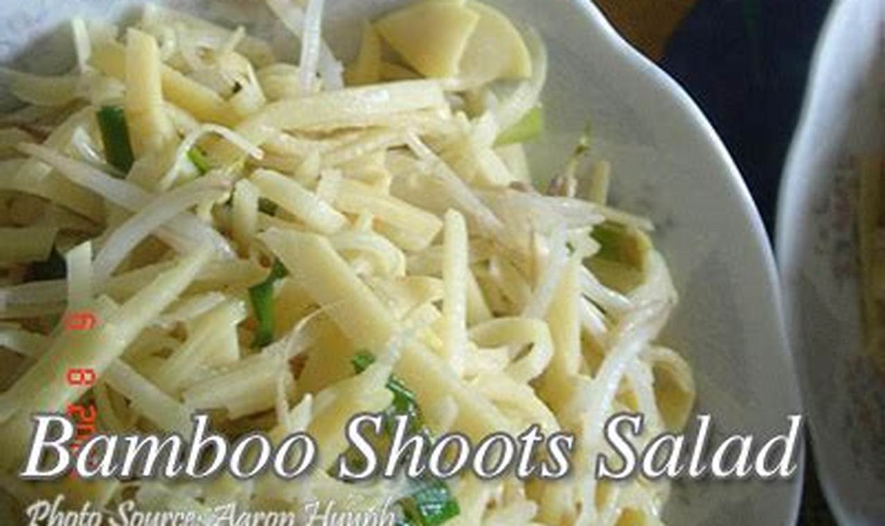 Easy Bamboo Shoot Salad Recipe: A Flavorful Delight | Quick Salad Recipes for Healthy Salad Ideas to Boost Your Nutrition