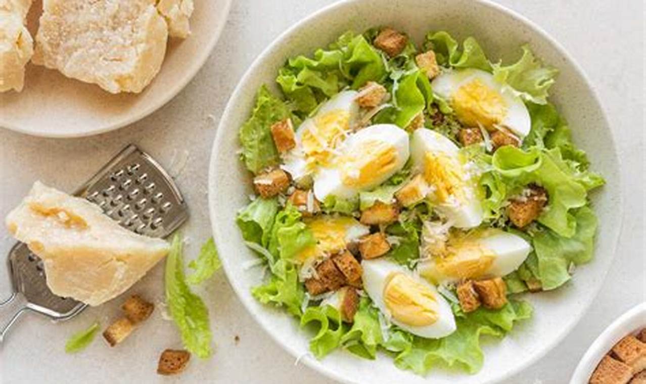 Egg Caesar Salad Recipe | Quick Salad Recipes for Healthy Salad Ideas to Boost Your Nutrition