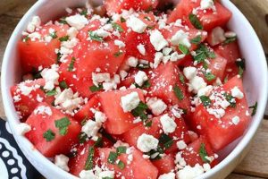 Easy Watermelon & Mint Salad Recipe: A Summer Delight | Quick Salad Recipes for Healthy Salad Ideas to Boost Your Nutrition