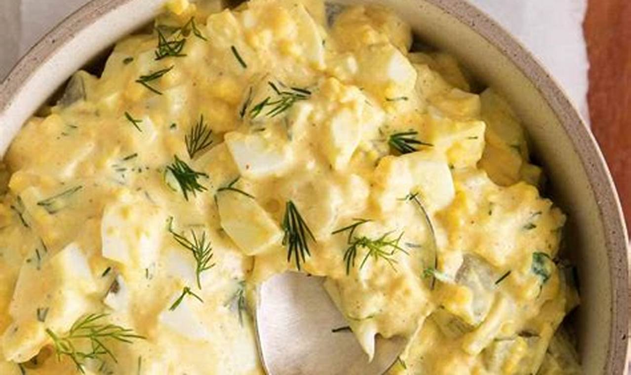 Classic Egg Salad Recipe With Fresh Dill | Quick Salad Recipes for Healthy Salad Ideas to Boost Your Nutrition