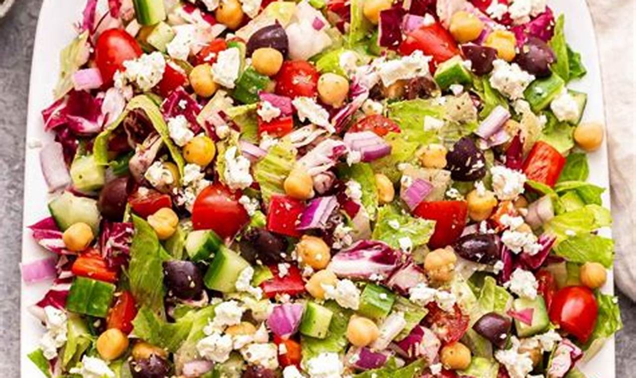 Ultimate Best Chopped Salad Recipe Ever | Quick Salad Recipes for Healthy Salad Ideas to Boost Your Nutrition