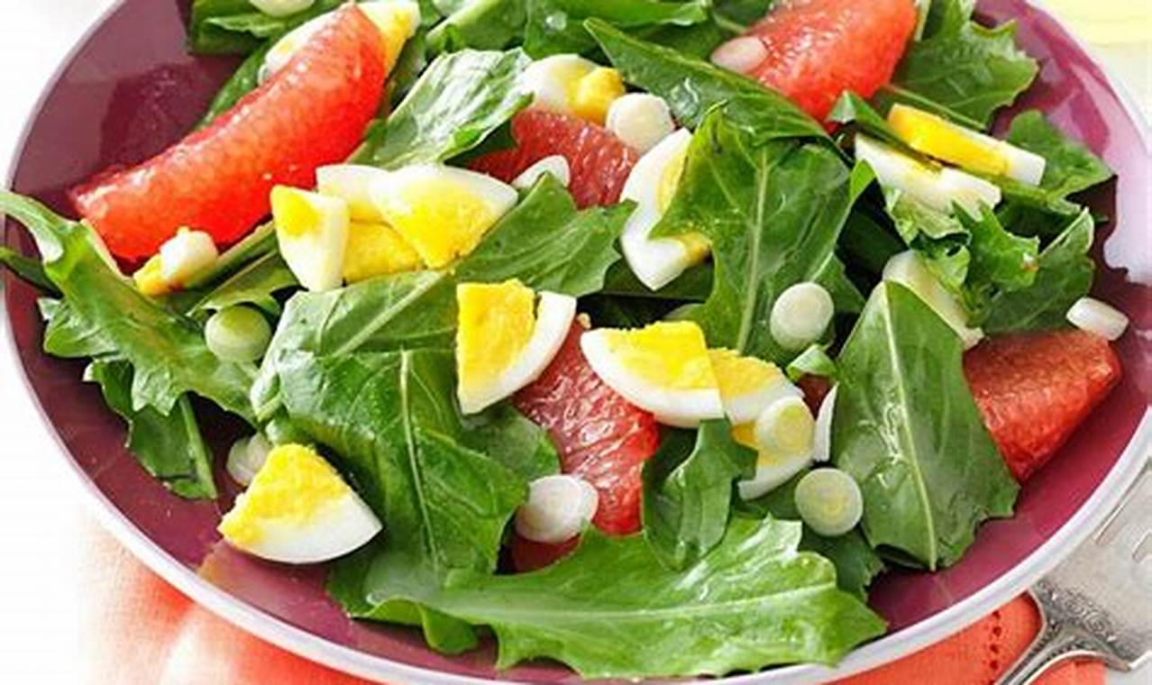 Best Dandelion Greens Salad Recipe Ever! | Quick Salad Recipes for Healthy Salad Ideas to Boost Your Nutrition