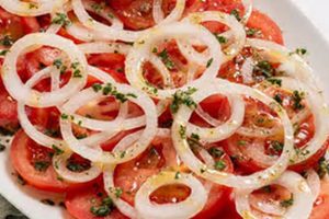 Best Ever Onion and Tomato Salad Recipe | Quick Salad Recipes for Healthy Salad Ideas to Boost Your Nutrition