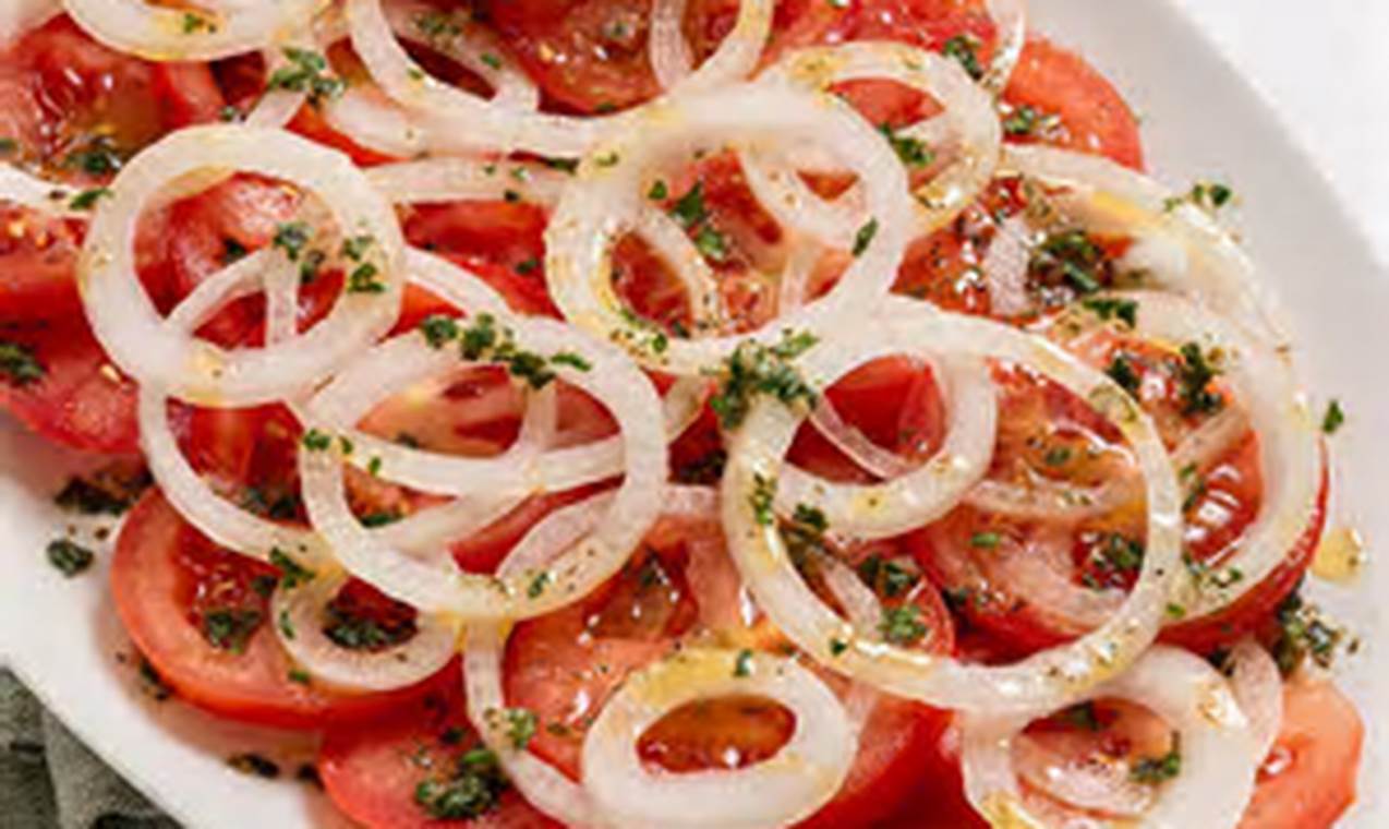 Best Ever Onion and Tomato Salad Recipe | Quick Salad Recipes for Healthy Salad Ideas to Boost Your Nutrition
