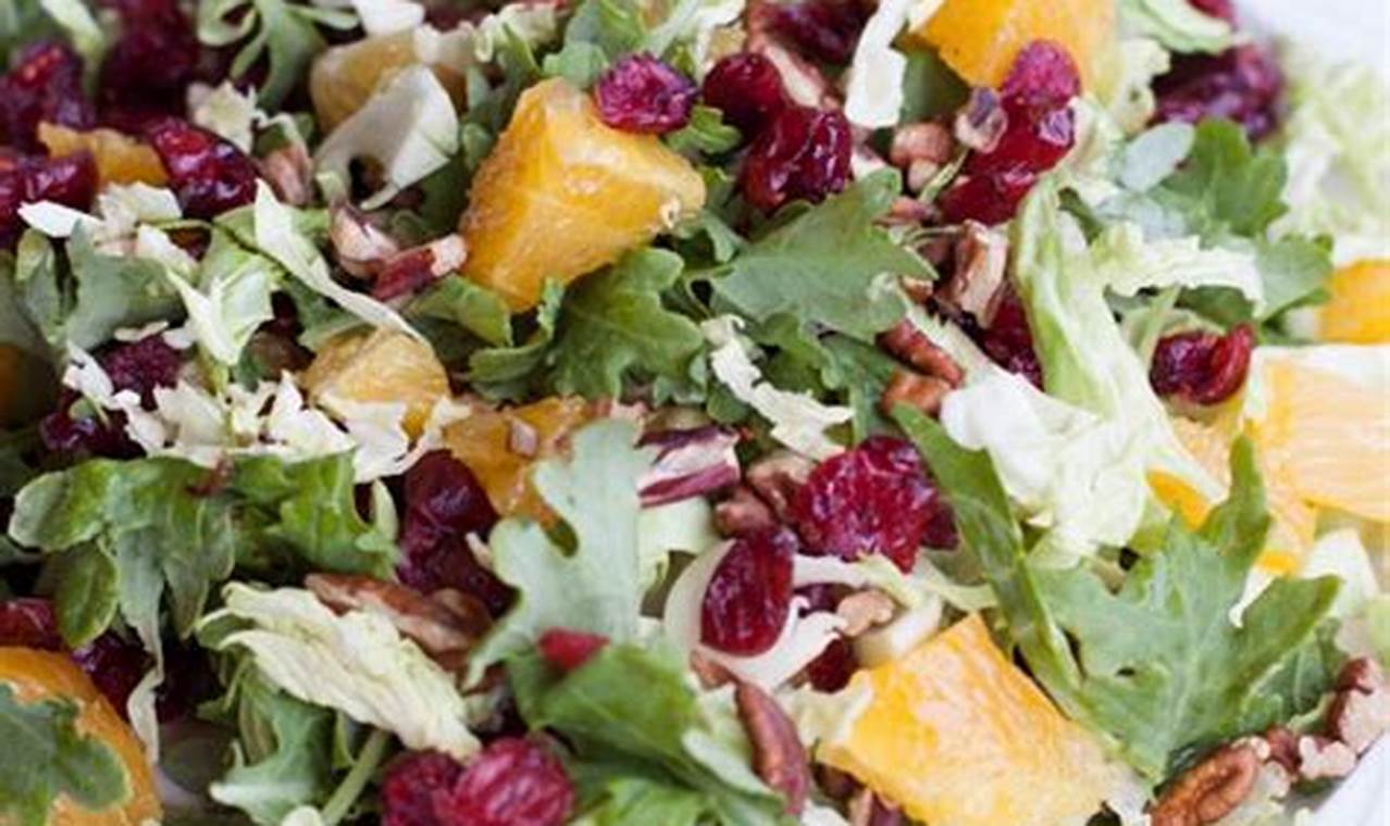 Best Cranberry Orange Salad Recipe (Easy & Festive) | Quick Salad Recipes for Healthy Salad Ideas to Boost Your Nutrition