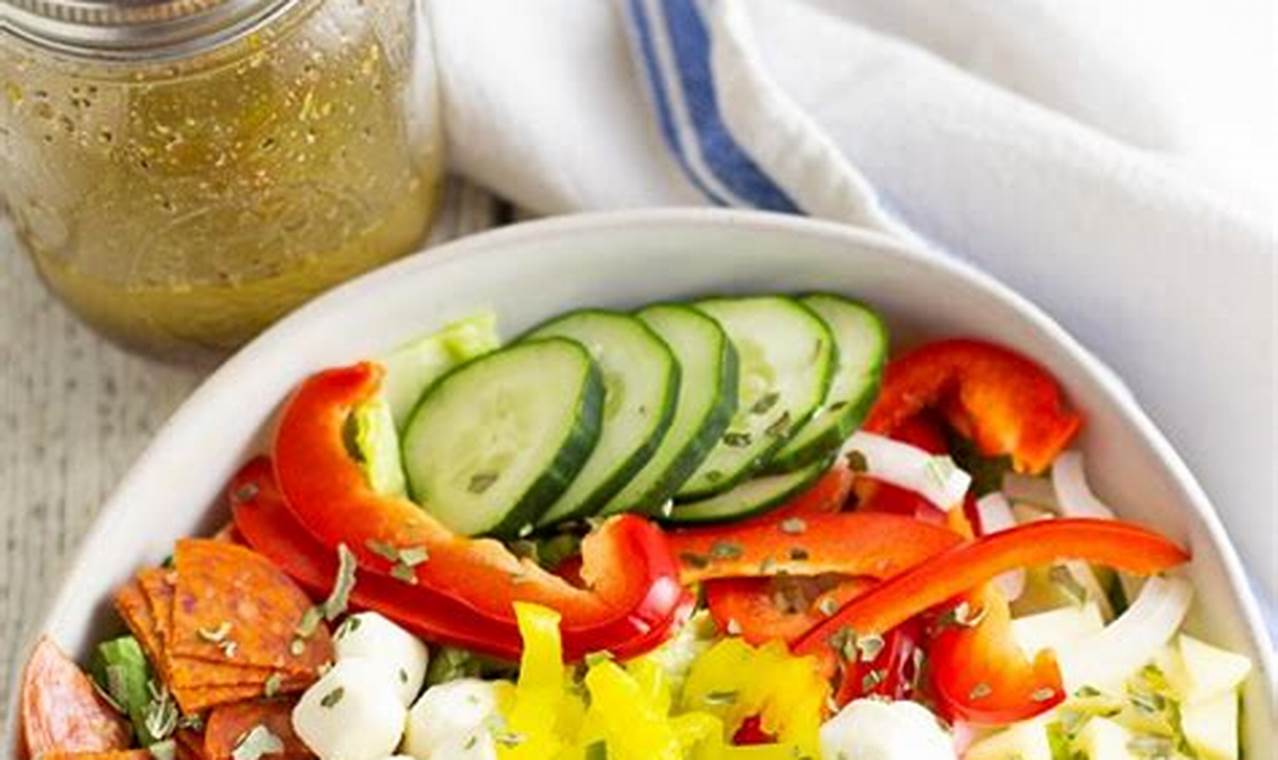 Easy Italian Sub Salad Recipe: A Simple Guide | Quick Salad Recipes for Healthy Salad Ideas to Boost Your Nutrition