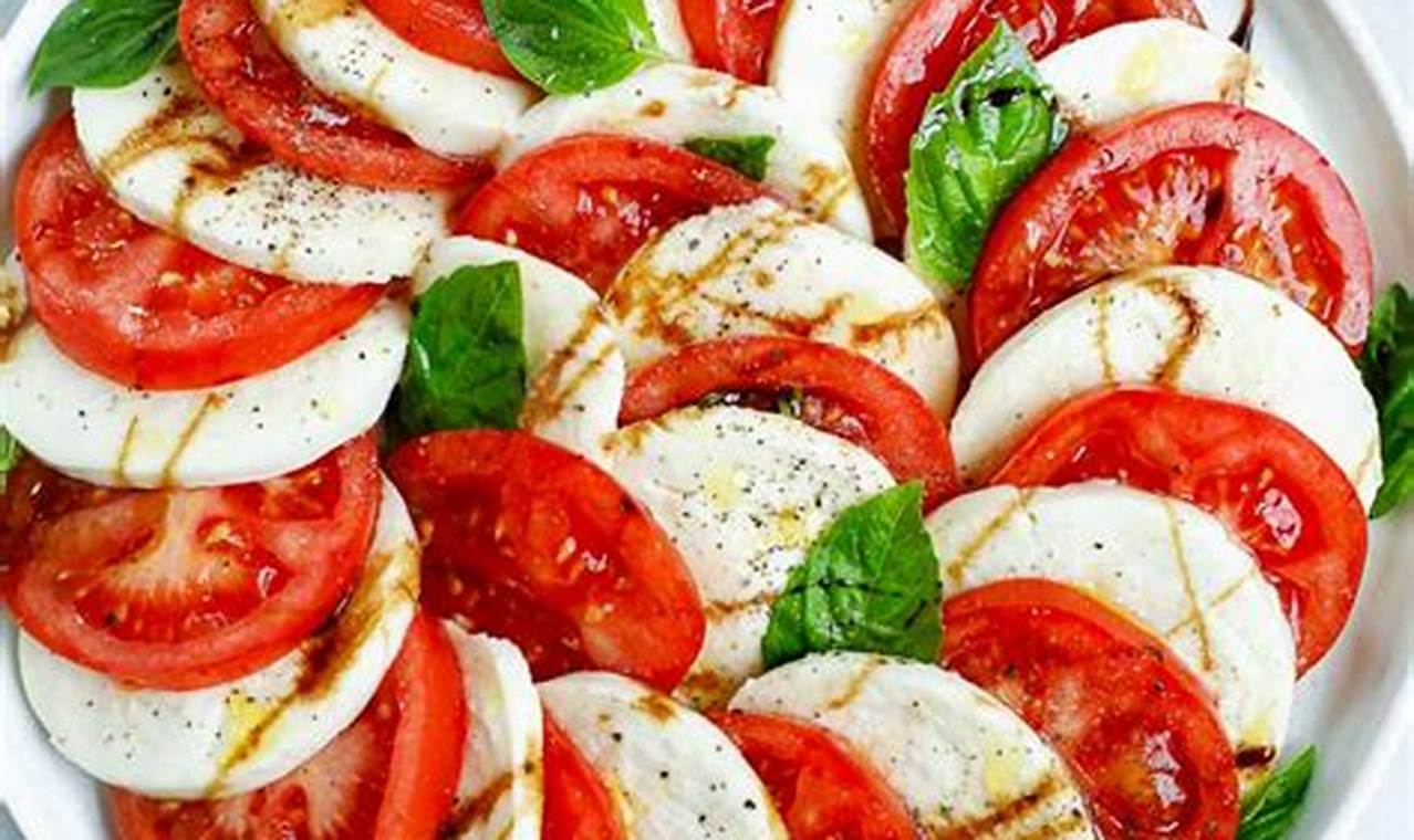 Salad With Mozzarella Recipe | Quick Salad Recipes for Healthy Salad Ideas to Boost Your Nutrition