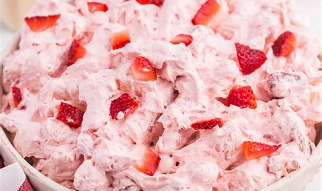 Easy Fluff Salad Recipe: A Classic Dessert | Quick Salad Recipes for Healthy Salad Ideas to Boost Your Nutrition
