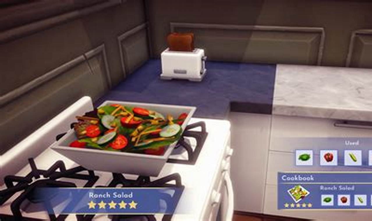 Dreamlight Valley's Best Ranch Salad Recipe | Quick Salad Recipes for Healthy Salad Ideas to Boost Your Nutrition