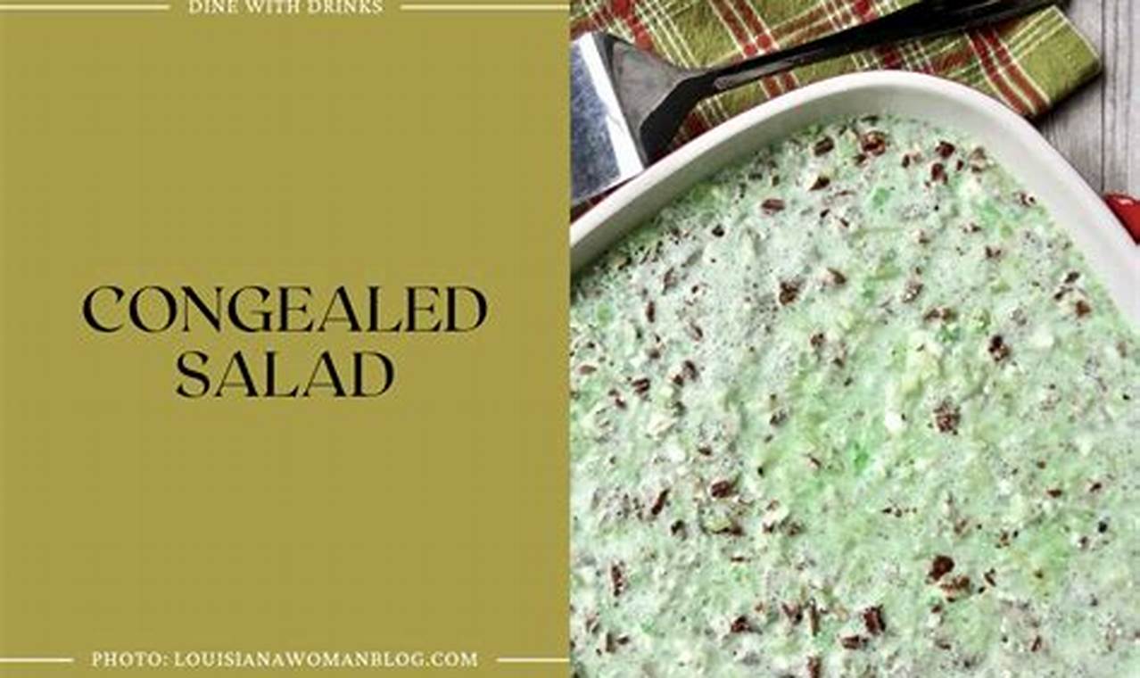 Congealed Salad Recipe | Quick Salad Recipes for Healthy Salad Ideas to Boost Your Nutrition