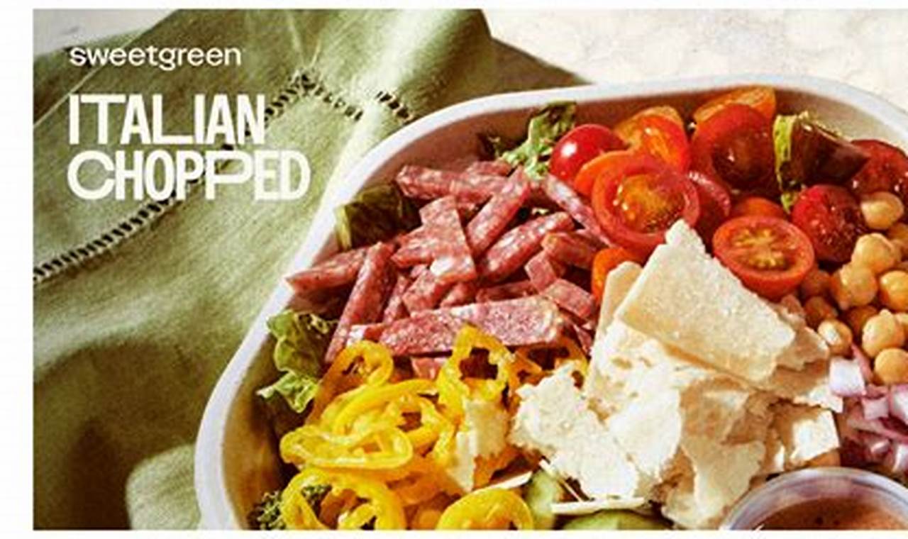 Copycat Sweetgreen Italian Chopped Salad Recipe | Quick Salad Recipes for Healthy Salad Ideas to Boost Your Nutrition