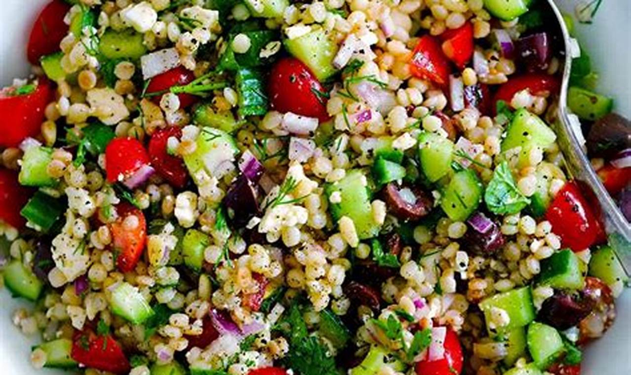 Best Israeli Couscous Salad Recipes | Quick Salad Recipes for Healthy Salad Ideas to Boost Your Nutrition