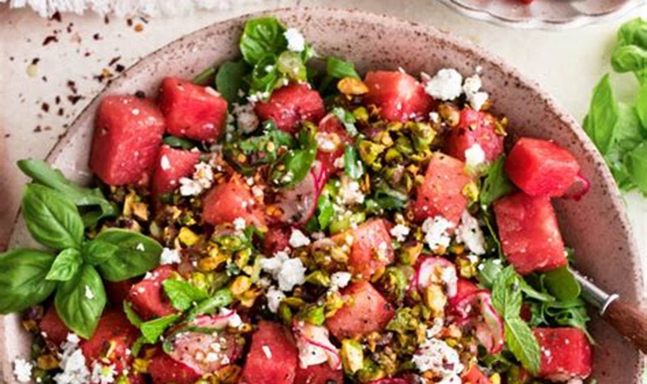 Easy Watermelon Arugula Salad Recipe You'll Love | Quick Salad Recipes for Healthy Salad Ideas to Boost Your Nutrition