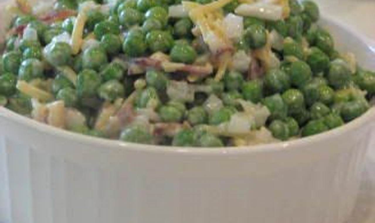 Classic Luby's Green Pea Salad Recipe (Copycat) | Quick Salad Recipes for Healthy Salad Ideas to Boost Your Nutrition