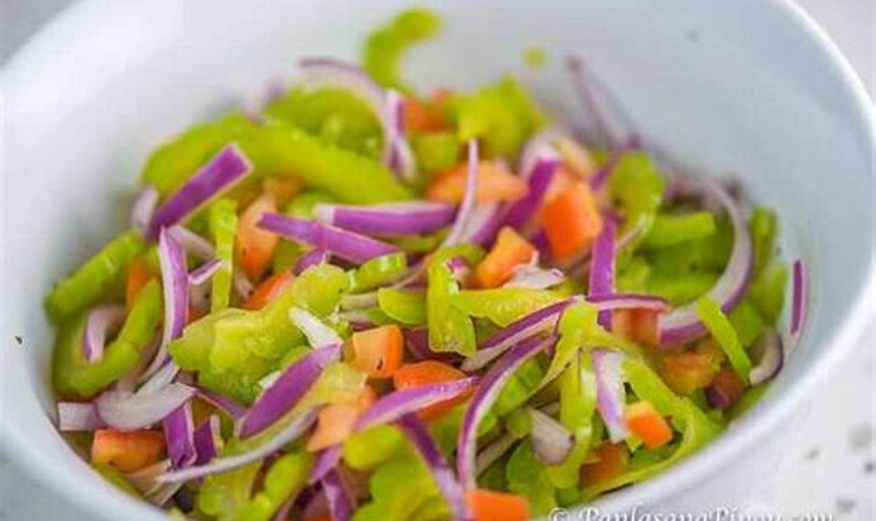 Best Ampalaya Salad Recipe: Easy & Healthy | Quick Salad Recipes for Healthy Salad Ideas to Boost Your Nutrition