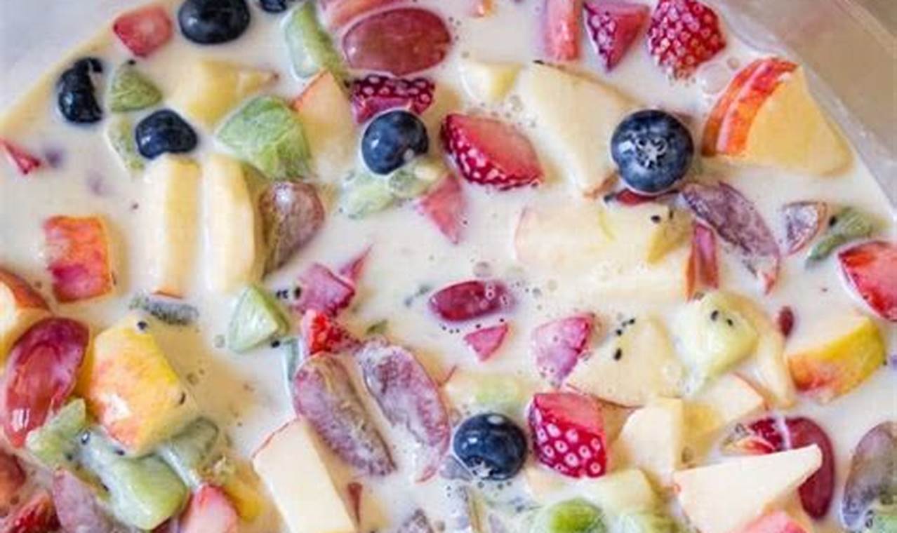 Easy Condensed Milk Fruit Salad Recipe | Quick Salad Recipes for Healthy Salad Ideas to Boost Your Nutrition
