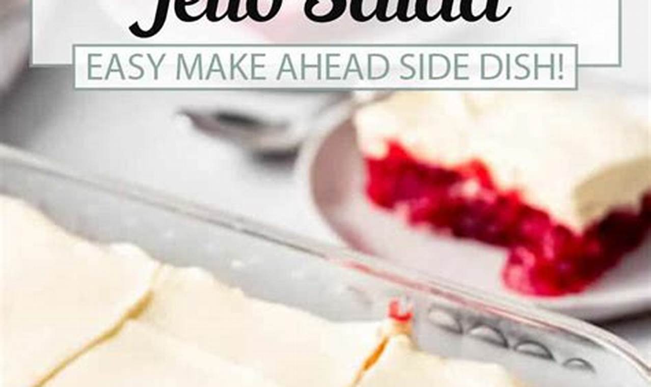 Classic Cherry Jello Salad Recipes | Quick Salad Recipes for Healthy Salad Ideas to Boost Your Nutrition