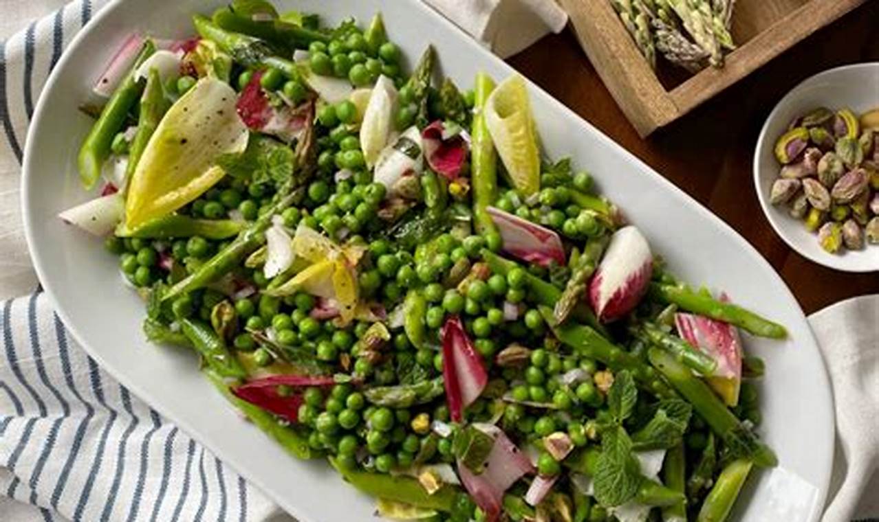 Easy Asparagus & Pea Salad Recipe: Spring Delight | Quick Salad Recipes for Healthy Salad Ideas to Boost Your Nutrition