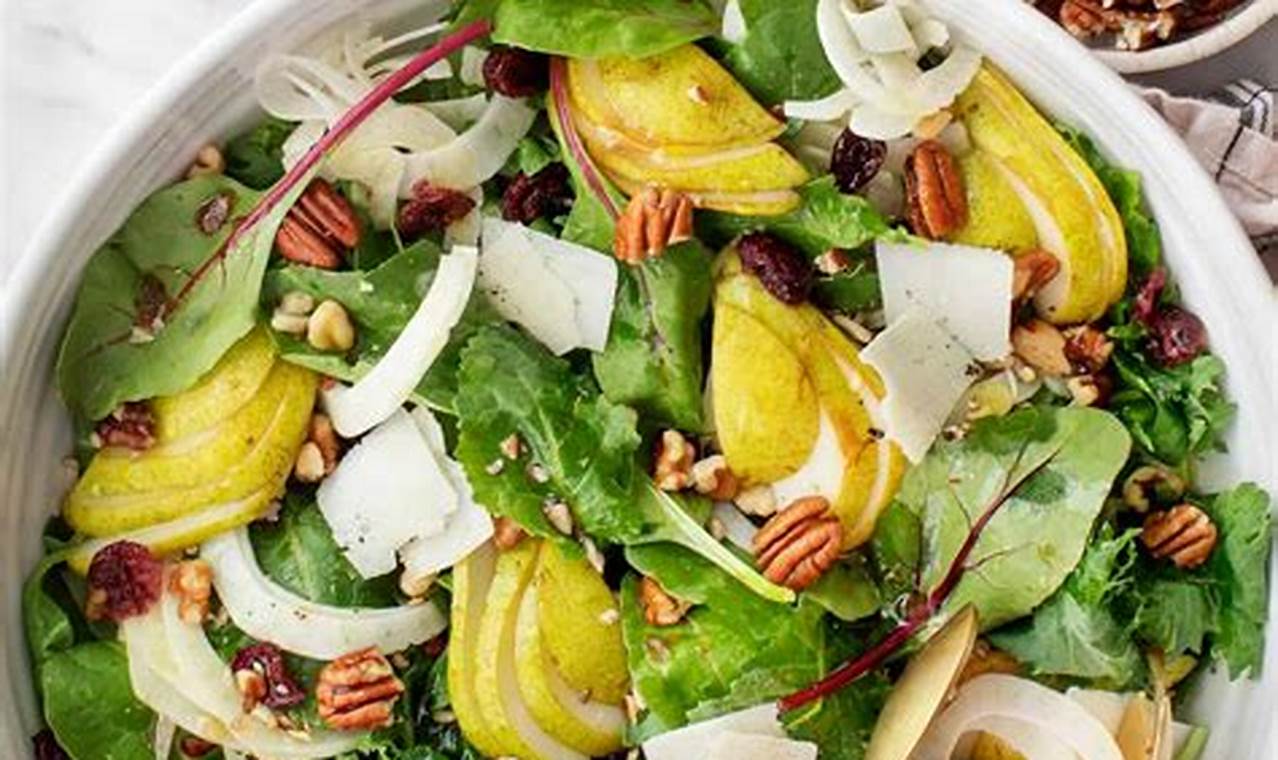 Easy Pear Salad Recipes: Simple & Delicious | Quick Salad Recipes for Healthy Salad Ideas to Boost Your Nutrition