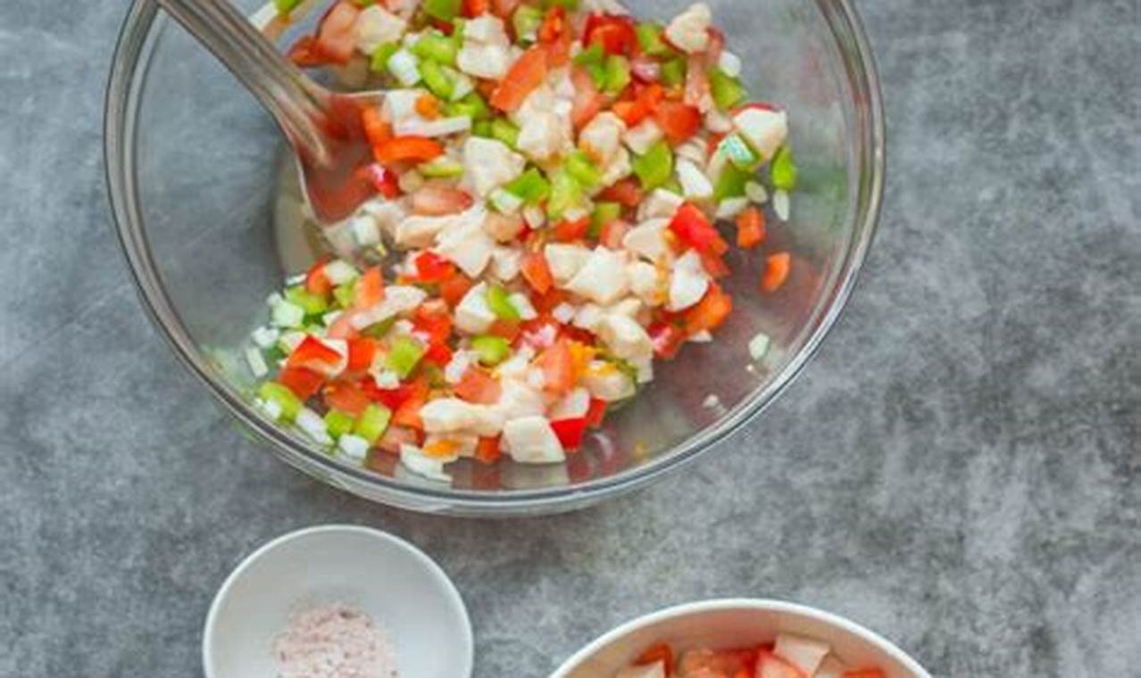 Classic Conch Salad Recipe: A Taste of the Caribbean | Quick Salad Recipes for Healthy Salad Ideas to Boost Your Nutrition