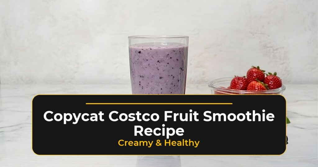 copycat costco fruit smoothie recipe creamy healthy