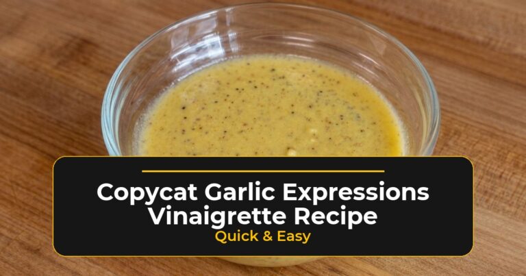 copycat garlic expressions vinaigrette recipe quick easy