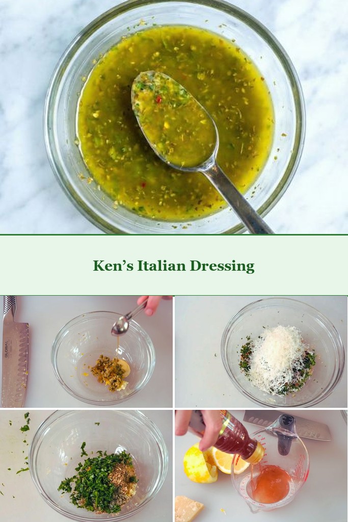 kens italian dressing copycat collage