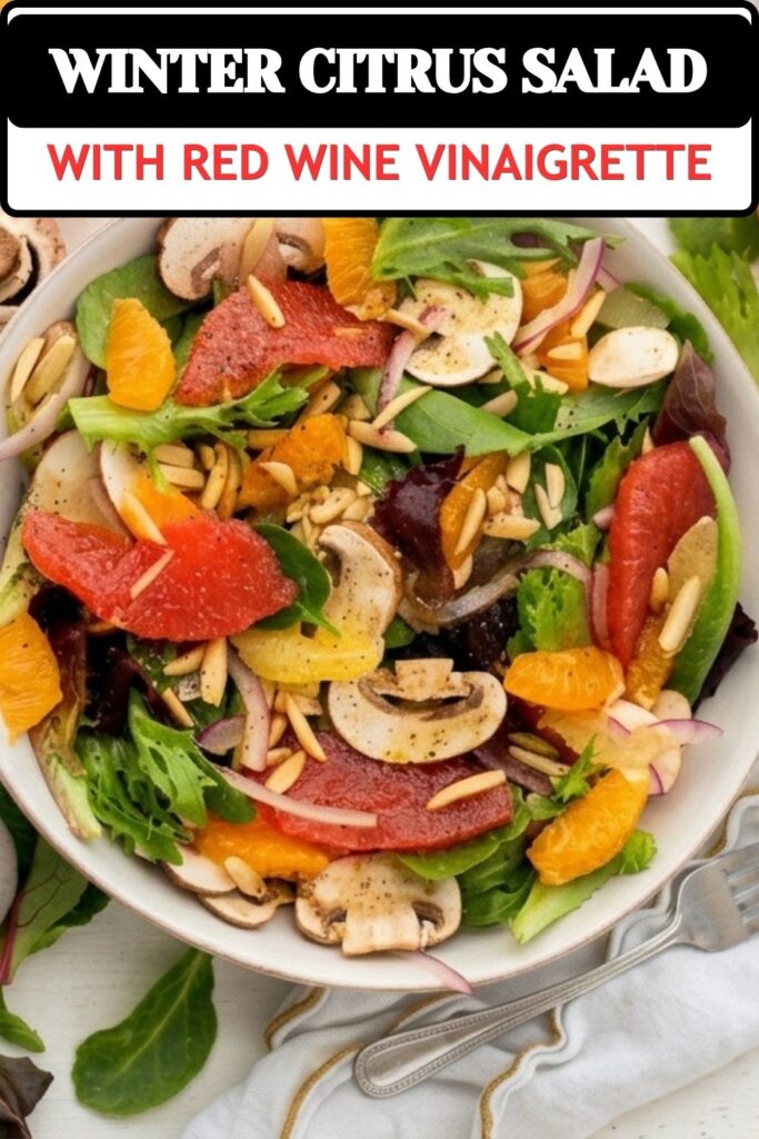 Winter Citrus Salad with Red Wine Vinaigrette Recipe