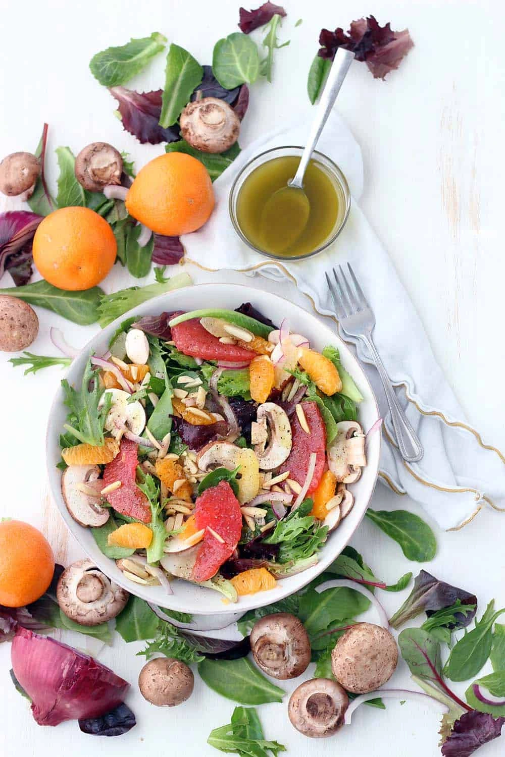 Winter Citrus Salad with Red Wine Vinaigrette