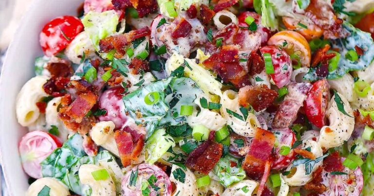 BLT Pasta Salad - Healthy and delicious salad