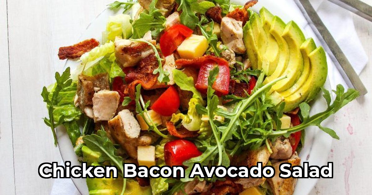 Chicken Bacon Avocado Salad recipe step