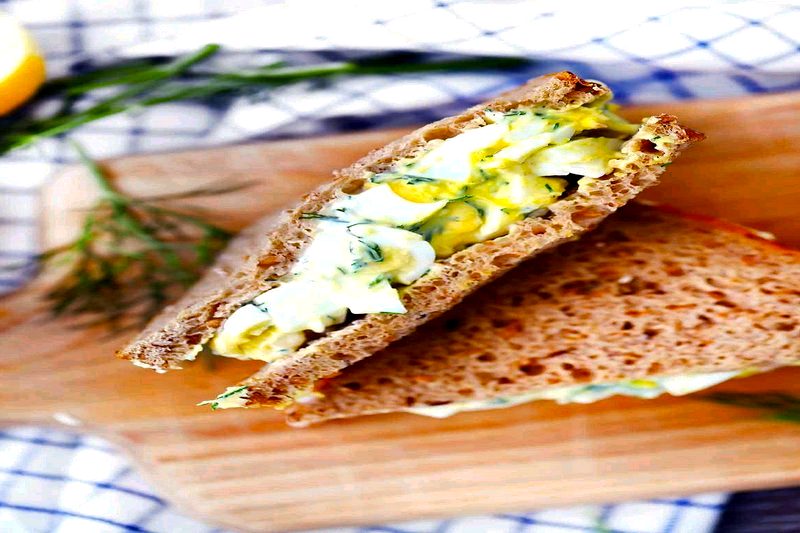 add fresh vegetables for Greek Yogurt Egg Salad with Dill